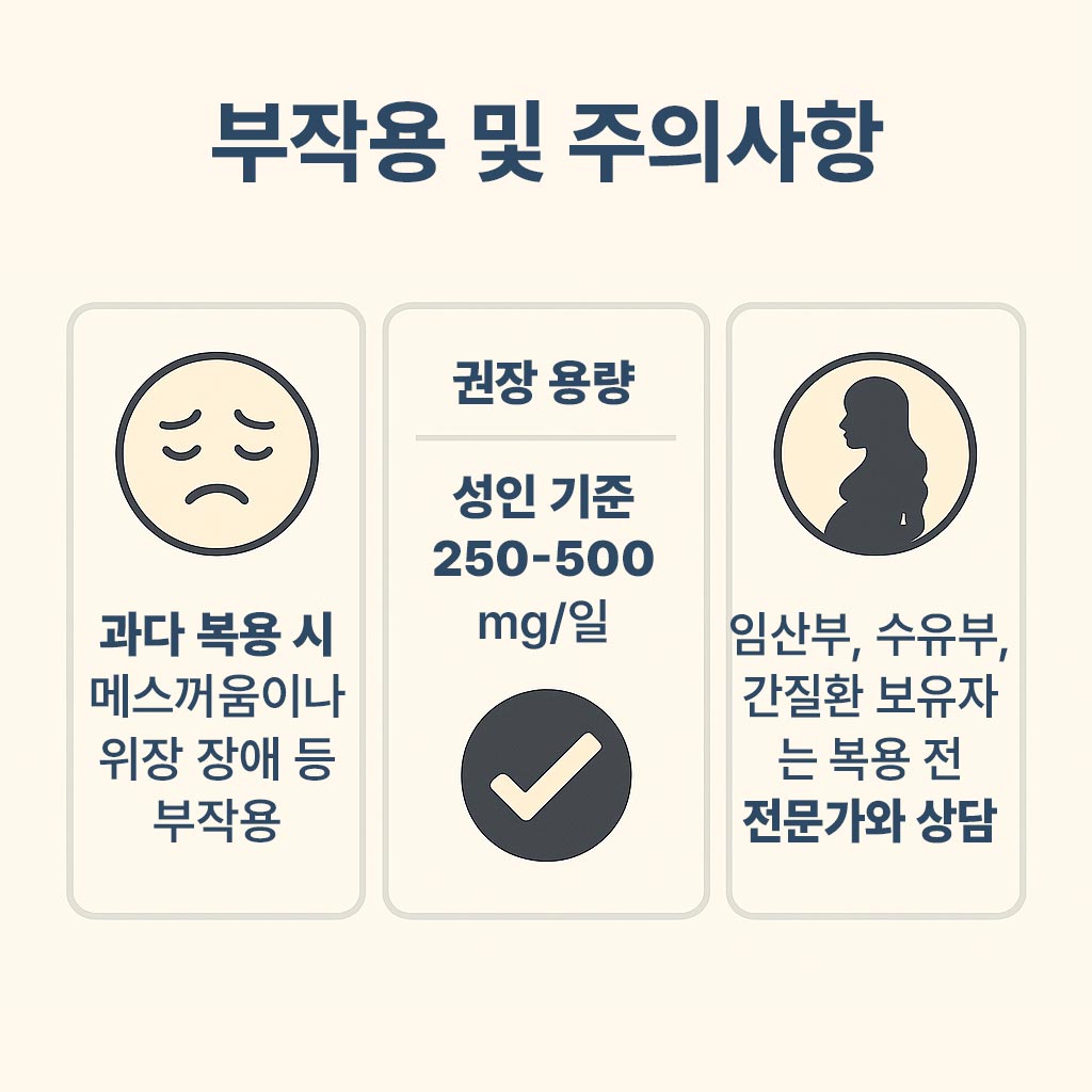 부작용-및-주의사항 인포그래픽