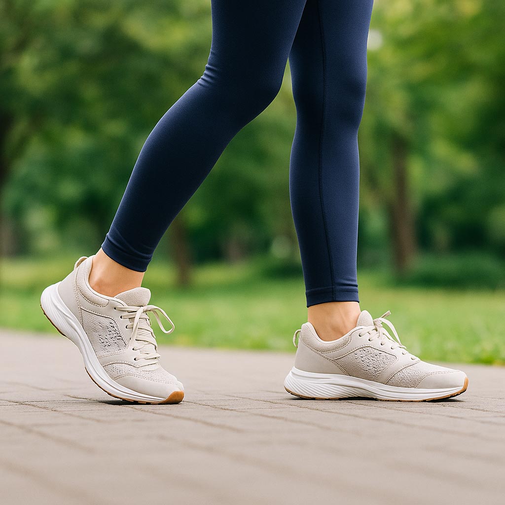 조깅하는 사람 다리 클로즈업샷