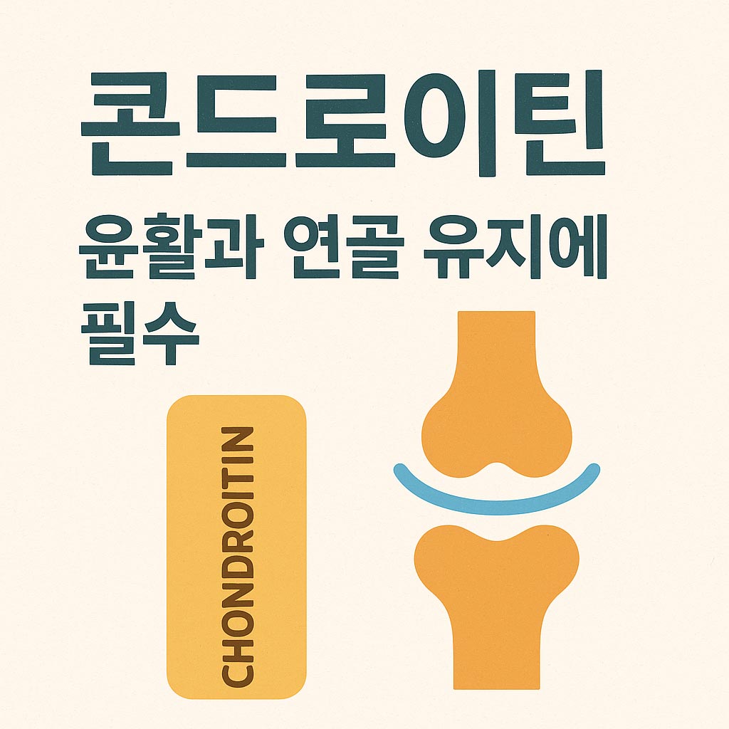 콘드로이틴 인포그래픽