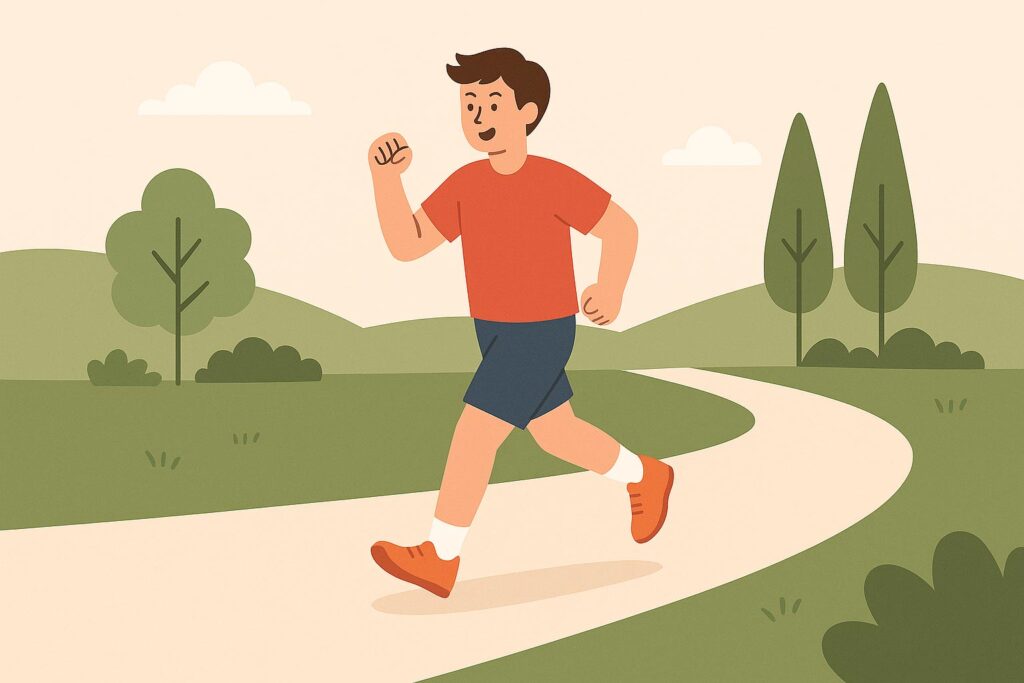 달리기와 점프운동