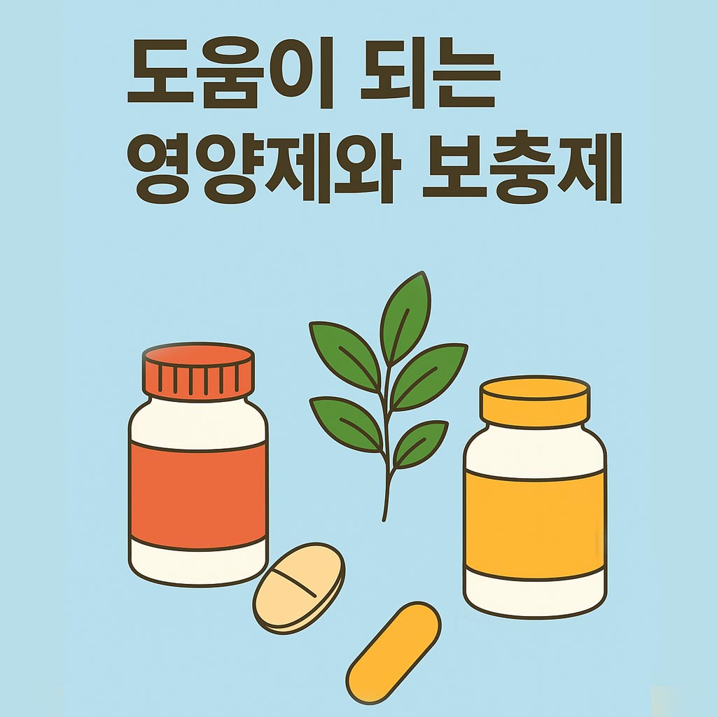 도움이 되는 영양제와 보충제