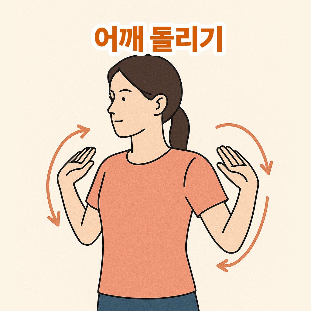 어깨 돌리기