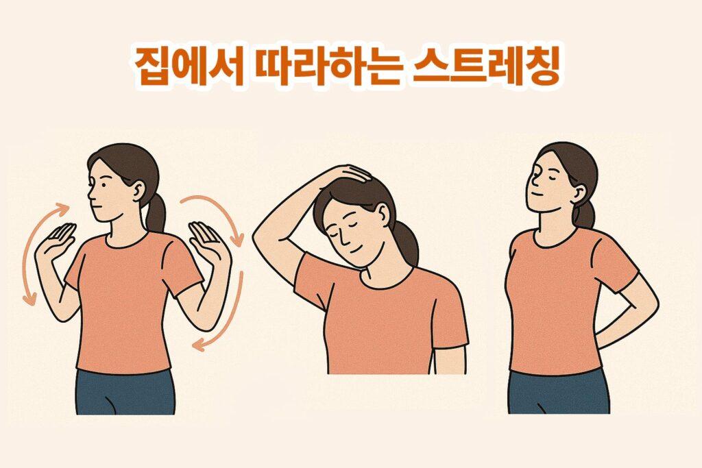 집에서 따라하는 스트레칭