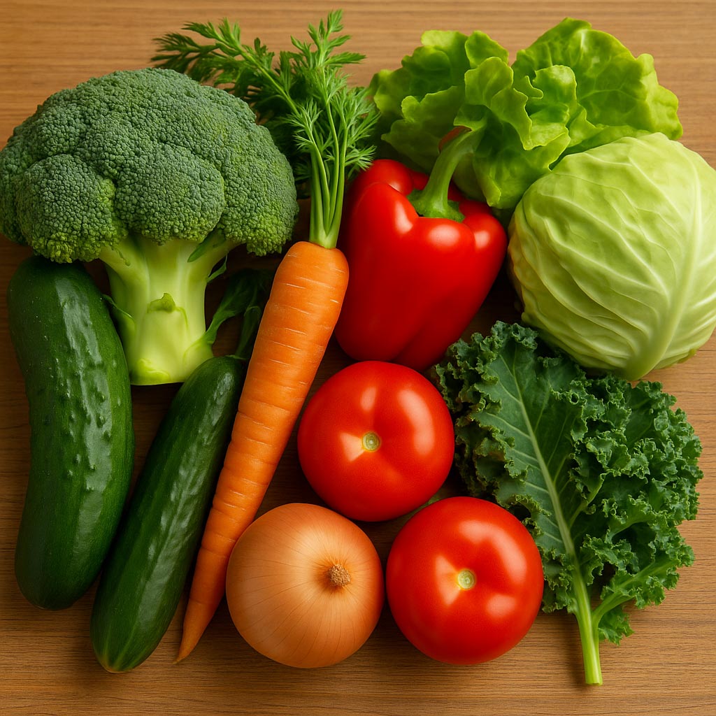 신선한 채소