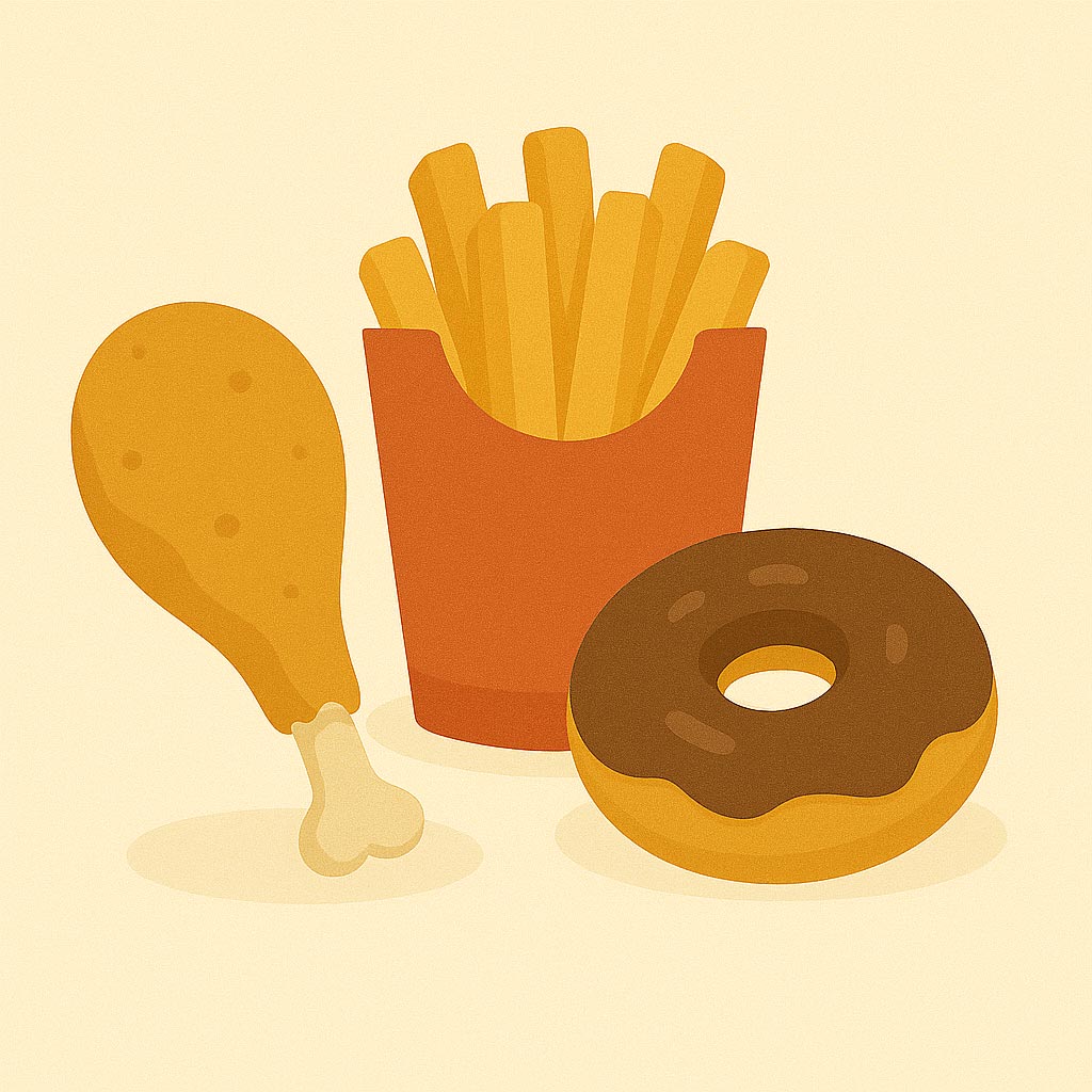 튀김과-기름진-음식