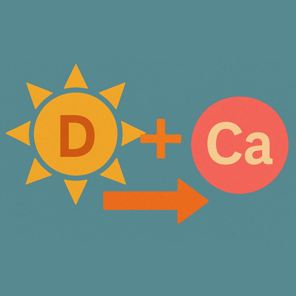 비타민D와 칼슘의 상호 작용