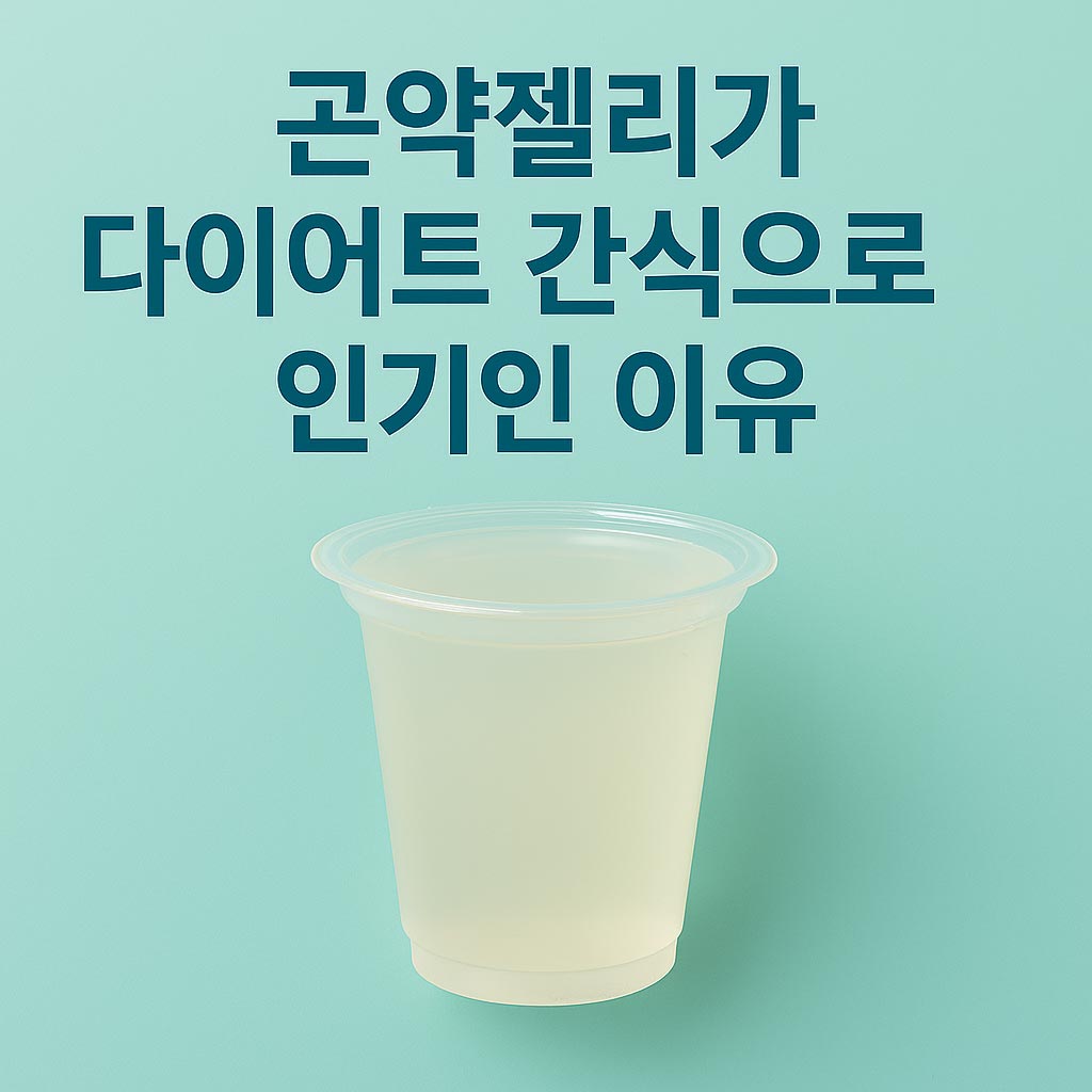 곤약젤리 인기이유