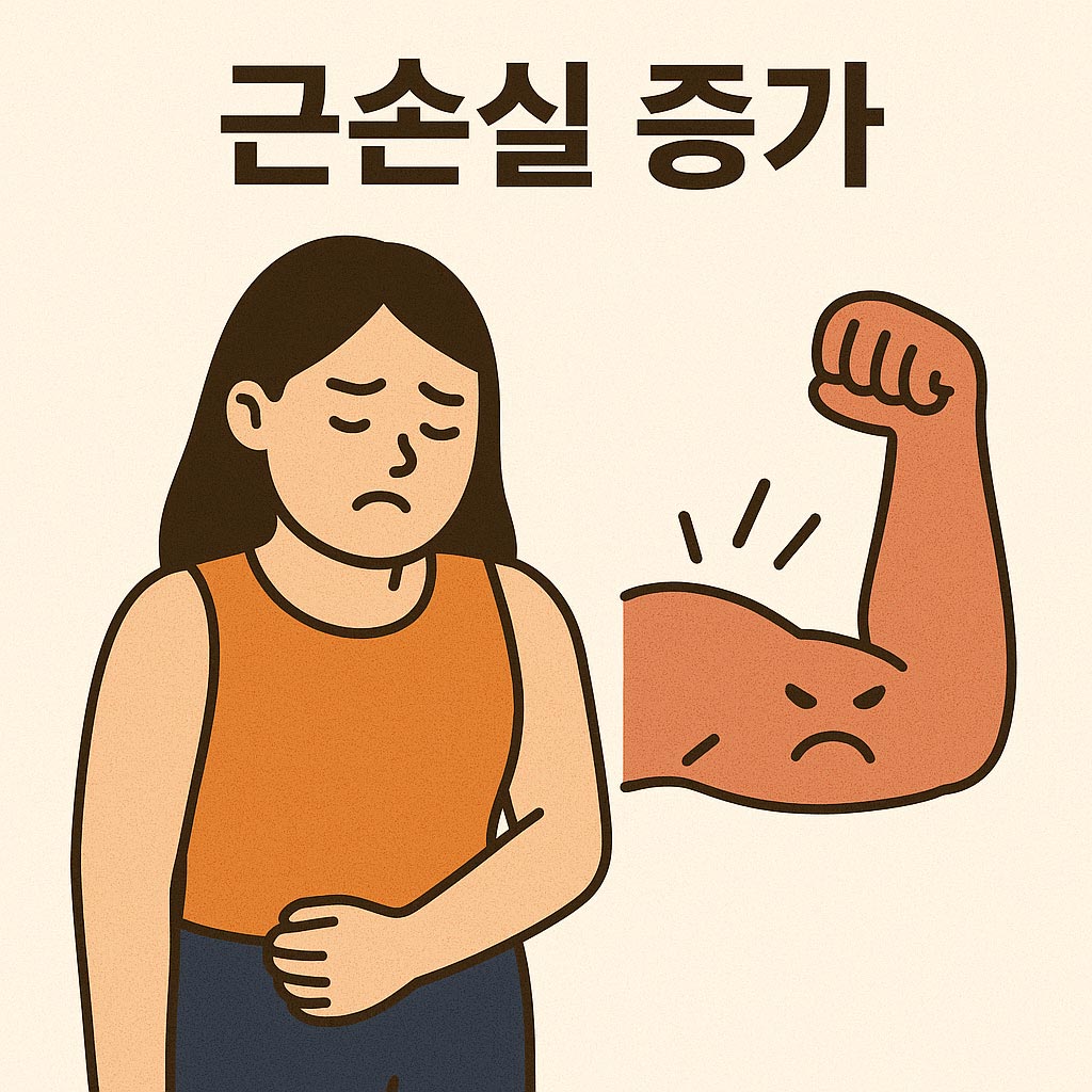 근손실 증가