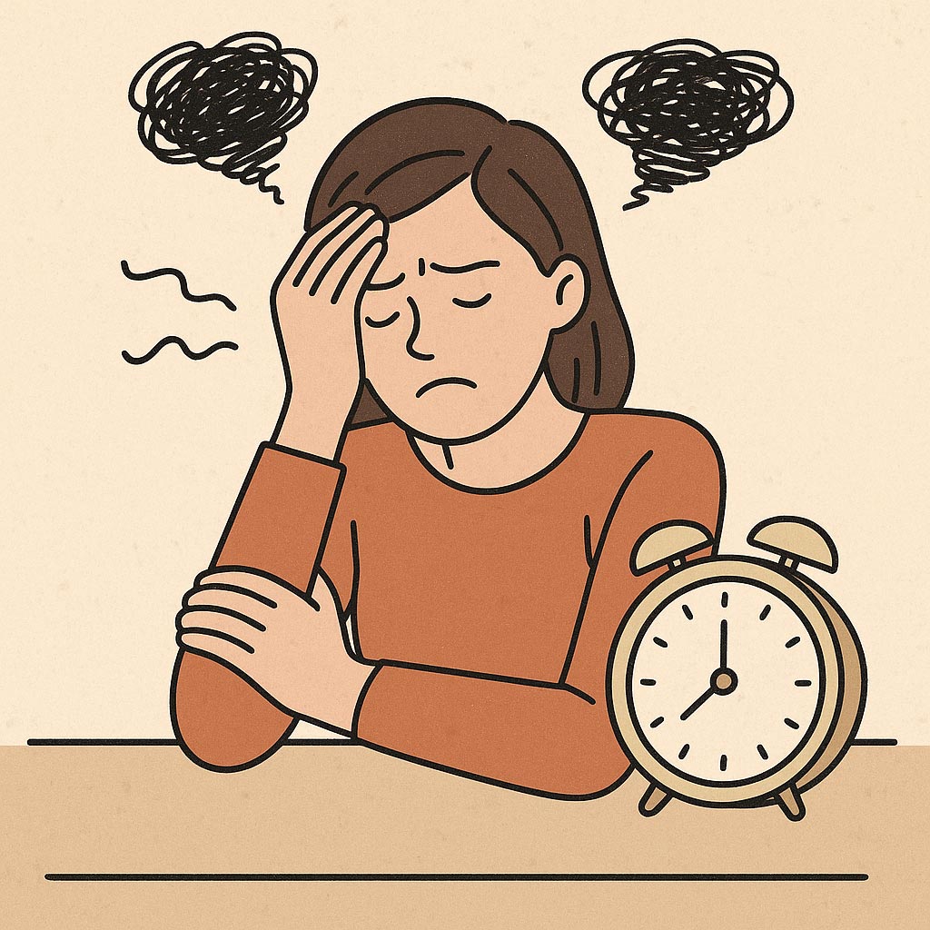 다이어트 정체기 원인 - 스트레스 수면부족