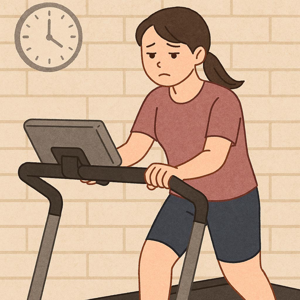 다이어트 정체기 원인 - 장기간의 동일 루틴