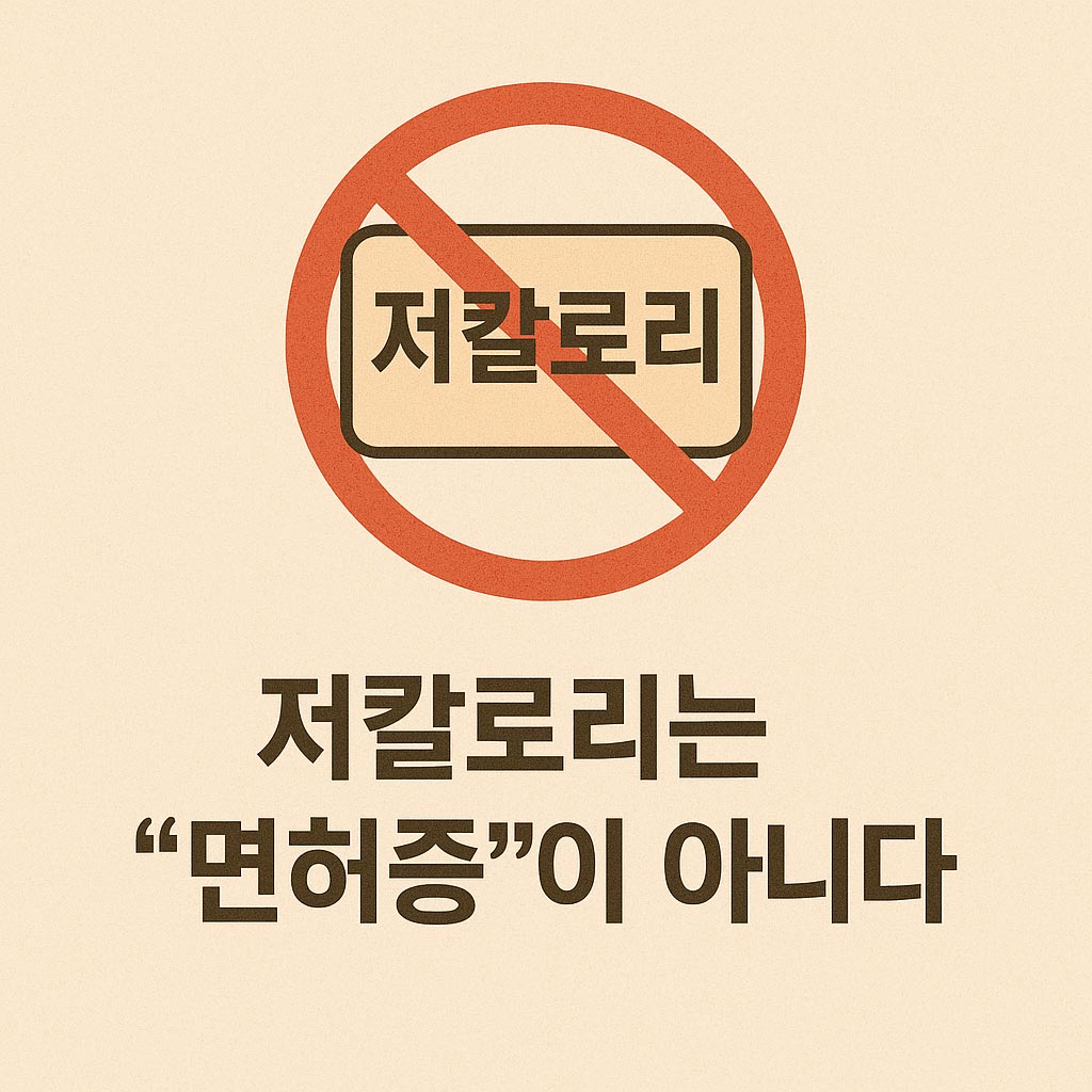 저칼로리는 면허증이 아니다