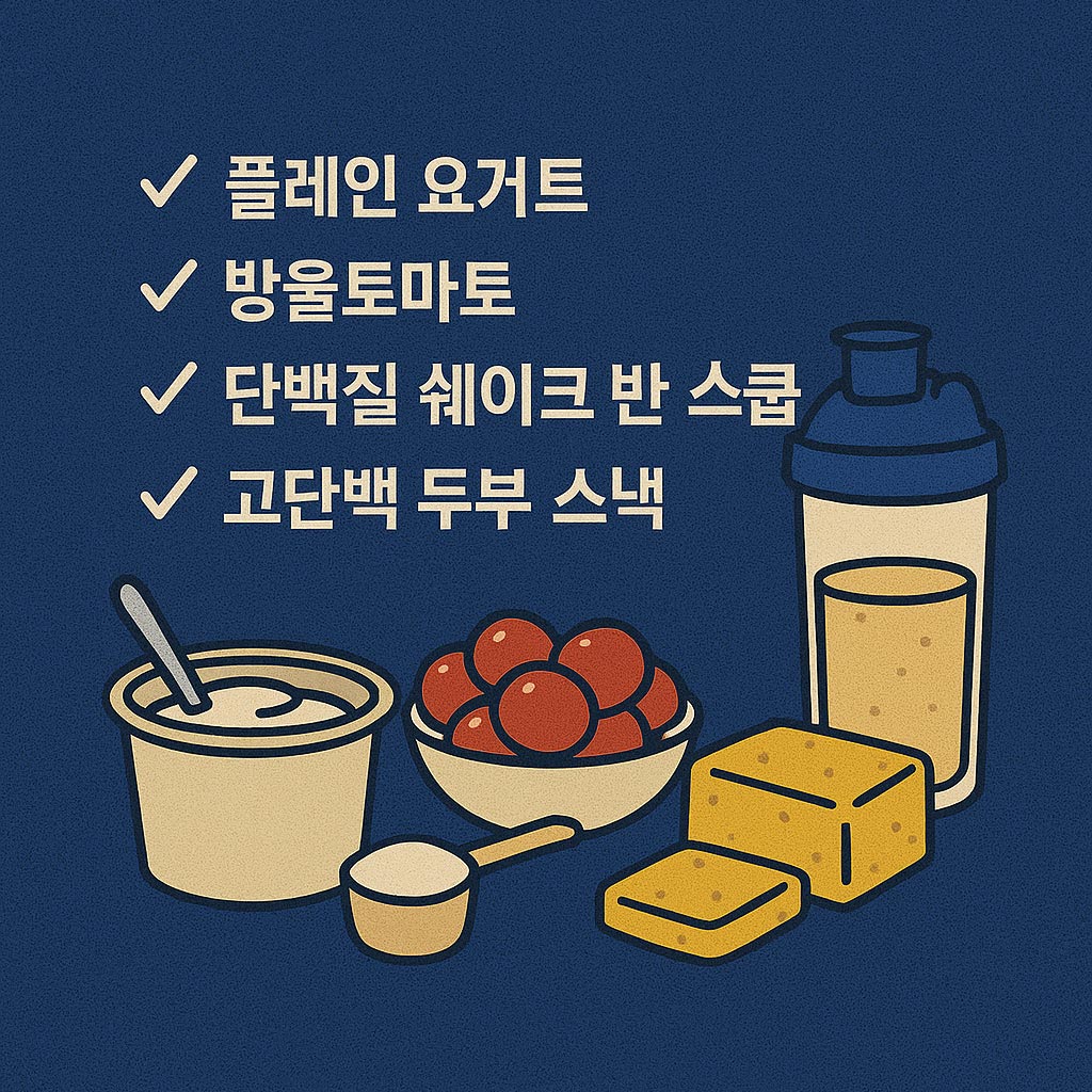 대체 식품 준비하기