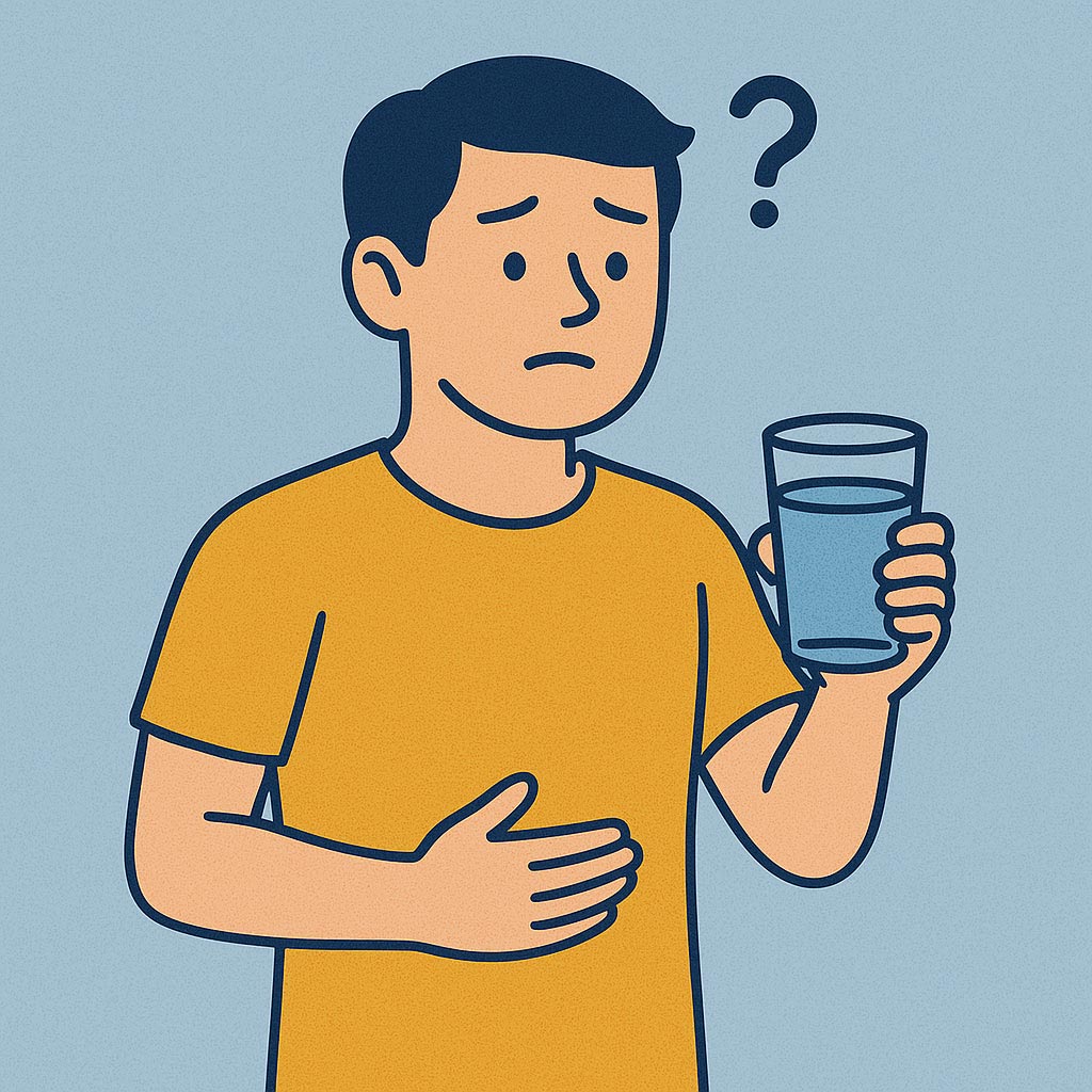 물 부족 신호, 영양 부족 신호인지 확인