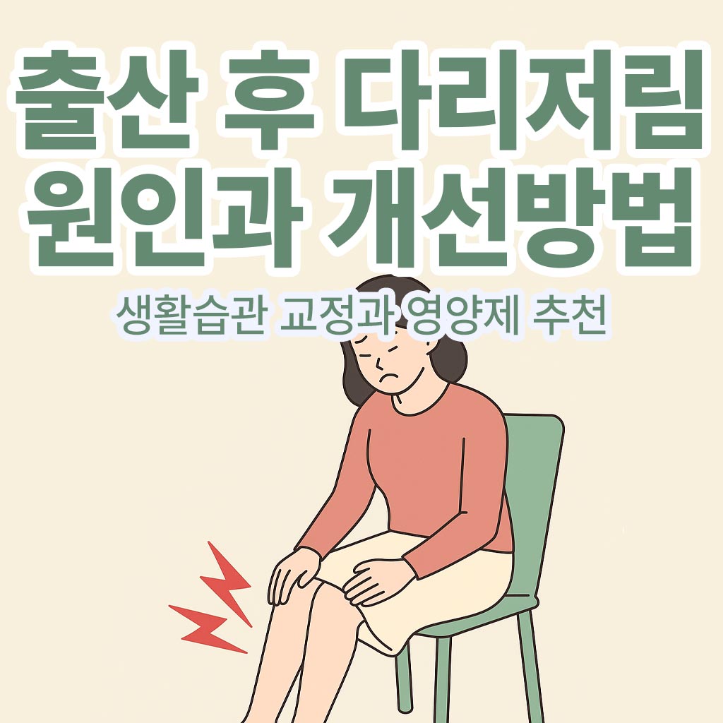 출산 후 다리저림원인과 개선방법 썸네일