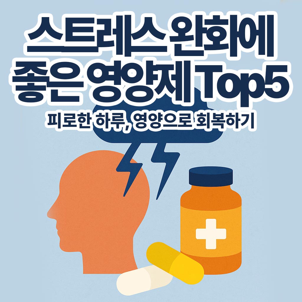 스트레스에 좋은 영양제 TOP5