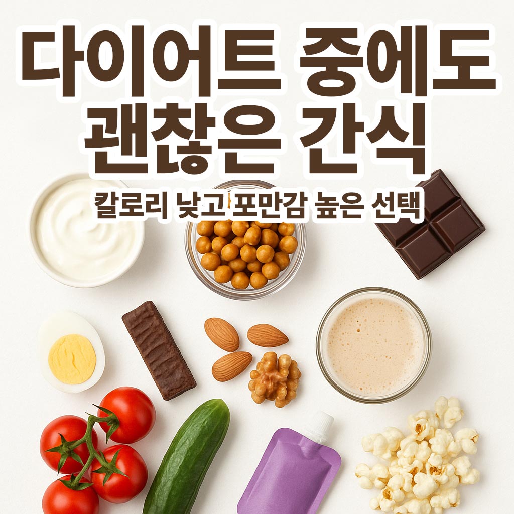 다이어트 중에도 괜찮은 다이어트 간식 TOP 10