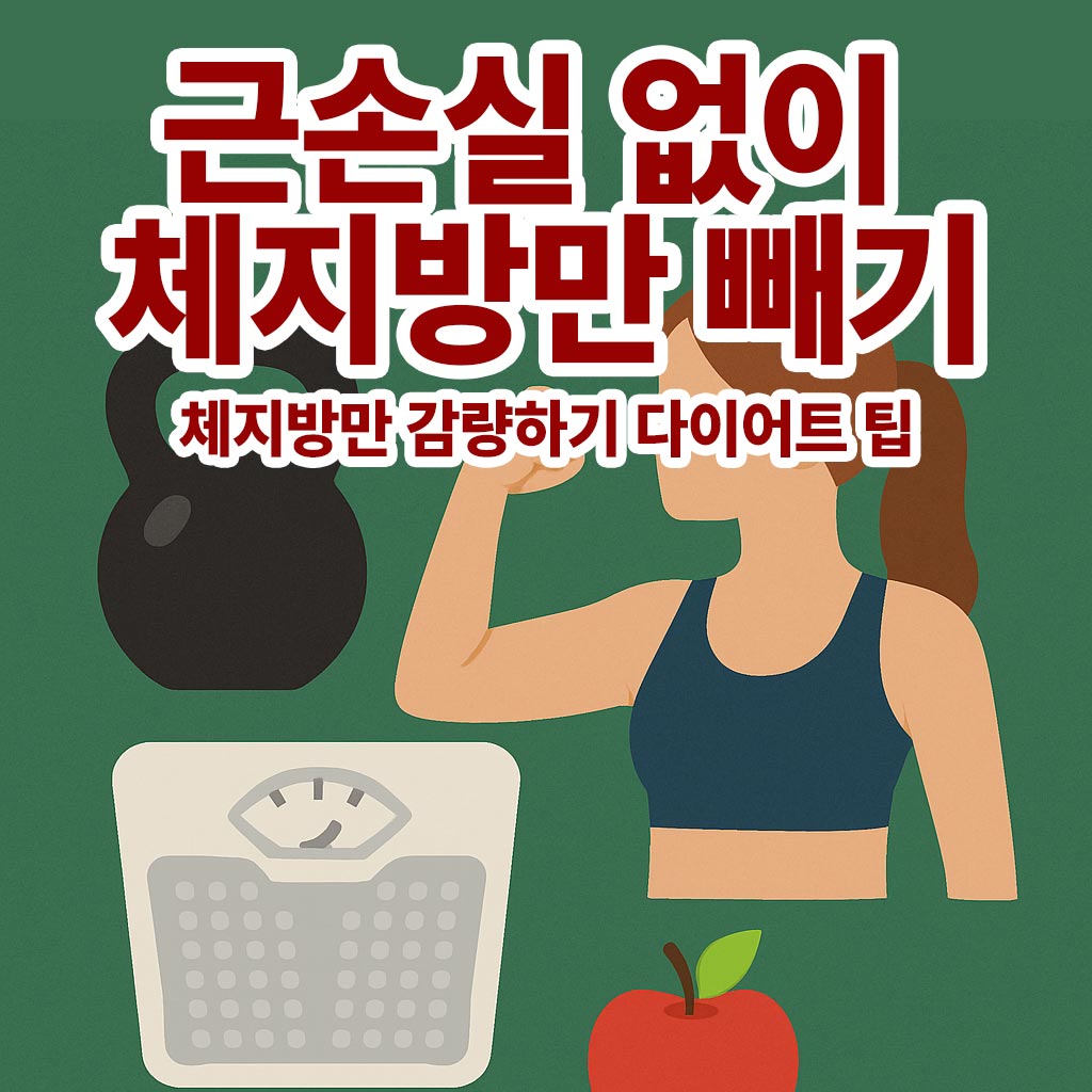 다이어트 : 근손실 없이 체지방 빼기